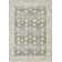 Delyse Oriental Machine Made Power Loomed Polyester Area Rug in Olive/Gold/Beige/Gray