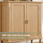 34.5'' Sideboard with Solid Wood Legs & 2 Adjustable Shelves, with Natural Wood Grain-71388928