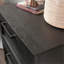 Table de chevet, finition noire
