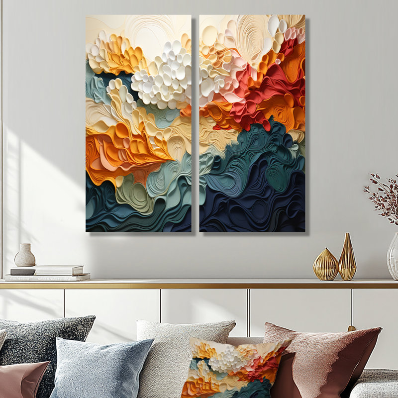 Cibis Biomorphism Organic Forms VI - Biomorphism, grandes impressions sur toile, 40" H x 40" W, Wrapped Canvas