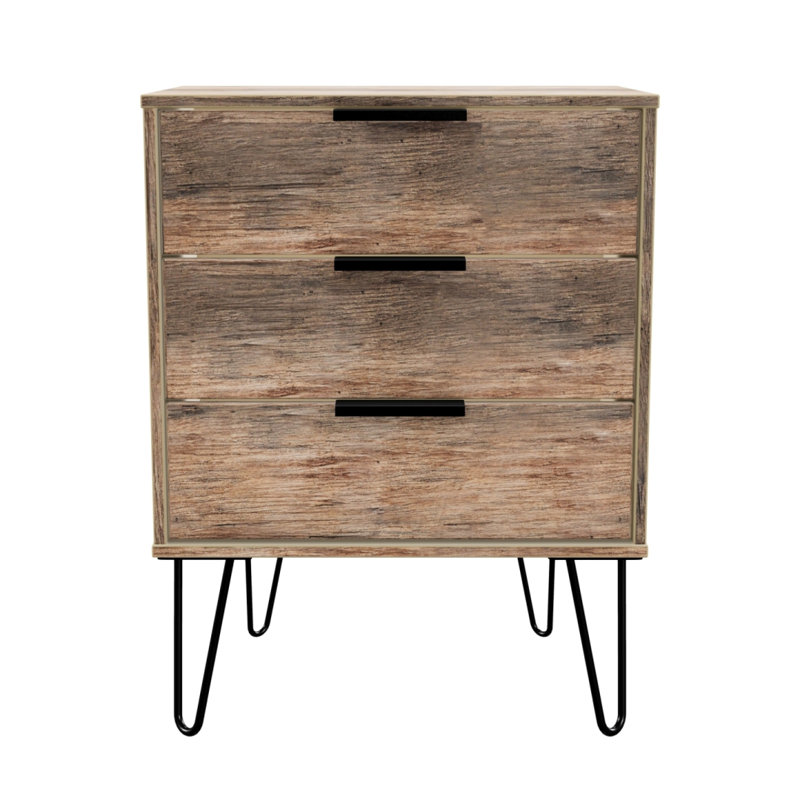 Fully Assembled Menifee 3 Drawer 57.5Cm W Chest of Drawers