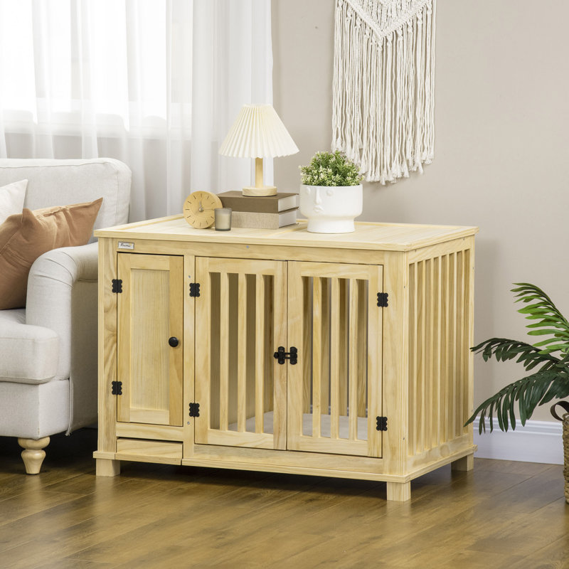 Meuble pour cage à chien Pawhut