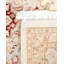 Tapis unique en laine noué à la main nouvel âge de 8 pi 2 po x 10 pi 3 po Hayner en ivoire / rose / bleu