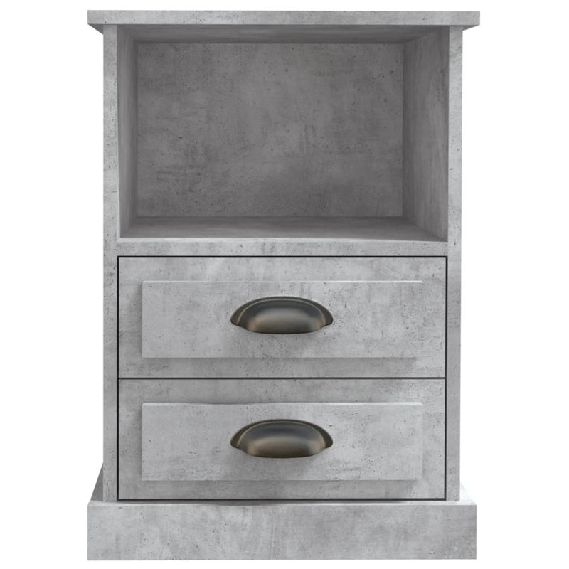Prochniak Raposo Bedside, Concrete Grey