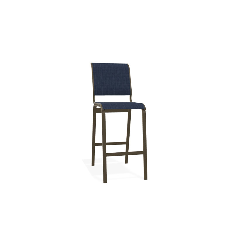 Tabouret de bar 29,5 po Holna, Bois de plage texturé, Mavi