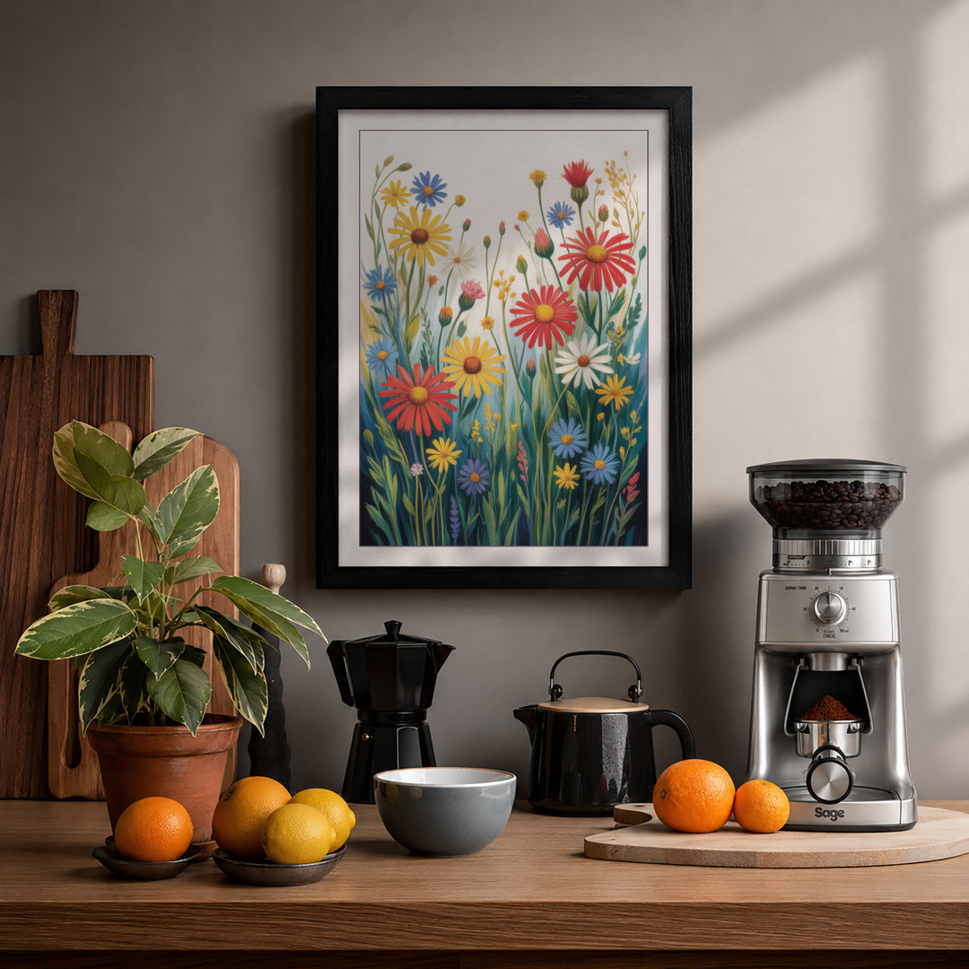 Wildflower Meadow Botanical - Framed Print