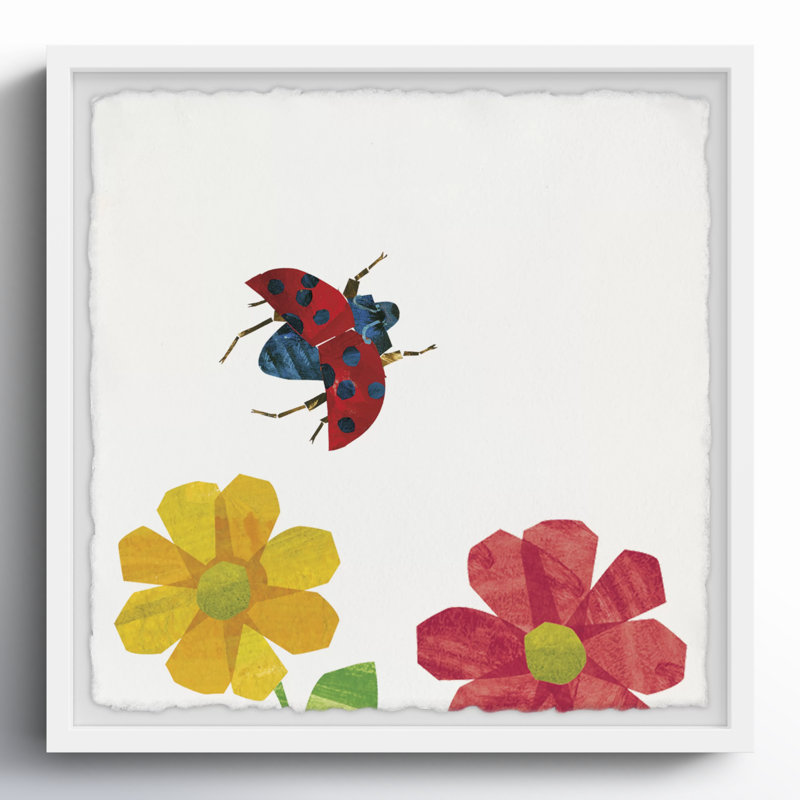 Triptyque insectes conviviaux, H 12 po x l 12 po x P 1,5 po