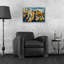 Art mural en verre épique «Portland Neighbour 4» par Erin McGee Ferrell, 24 po x 16 po-114791090