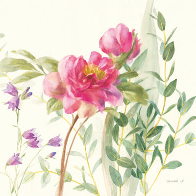 Flourish I by Danhui Nai - No Frame Painting on Canvas