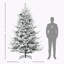 Arbre de Noël artificiel enneigé 8 pi