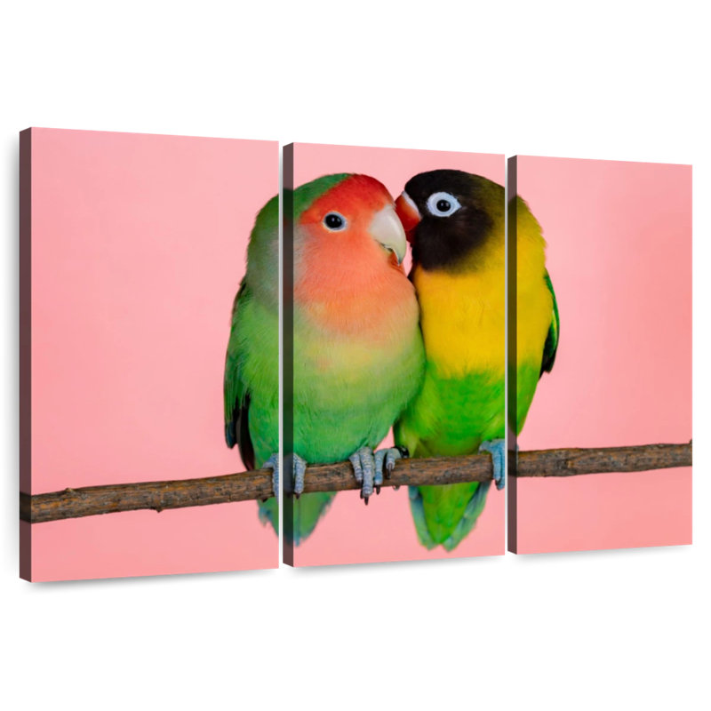 Hardie Smooching Lovebirds, 42" H x 65" W