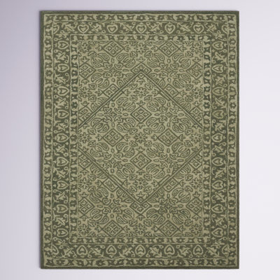 Ajdin Hand Woven Wool/Cotton Area Rug