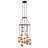 9 - Light Dimmable Tiered Chandelier