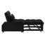 Canapé-lit simple multifonctionnel 4 en 1 pour patio avec poches de rangement, canapé-lit simple capitonné avec dossier réglable et coussins, méridienne convertible-2026440481
