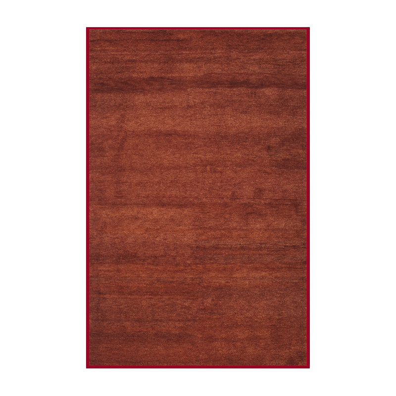 Tapis contemporain brun, Rectangle 3 pi x 5 pi