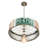 Rustic Lodge 1 - Light Raw Steel LED Unique/Statement Pendant