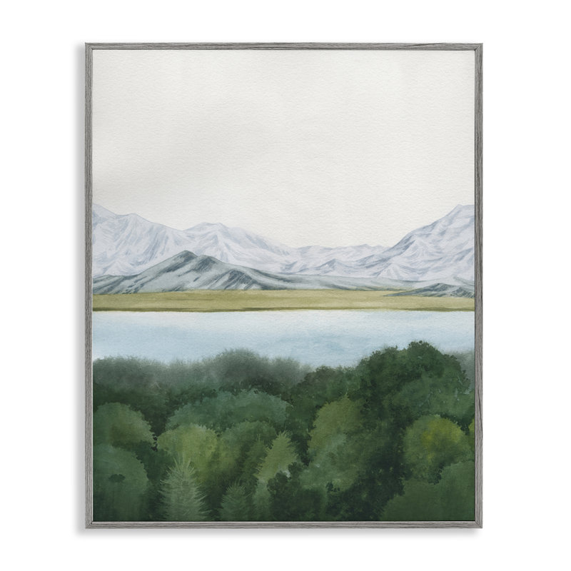 «Mountains Beyond Forest», estampe numérique par June Erica Vess, Estampe numérique Farmhouse, H 14 po x l 11 po
