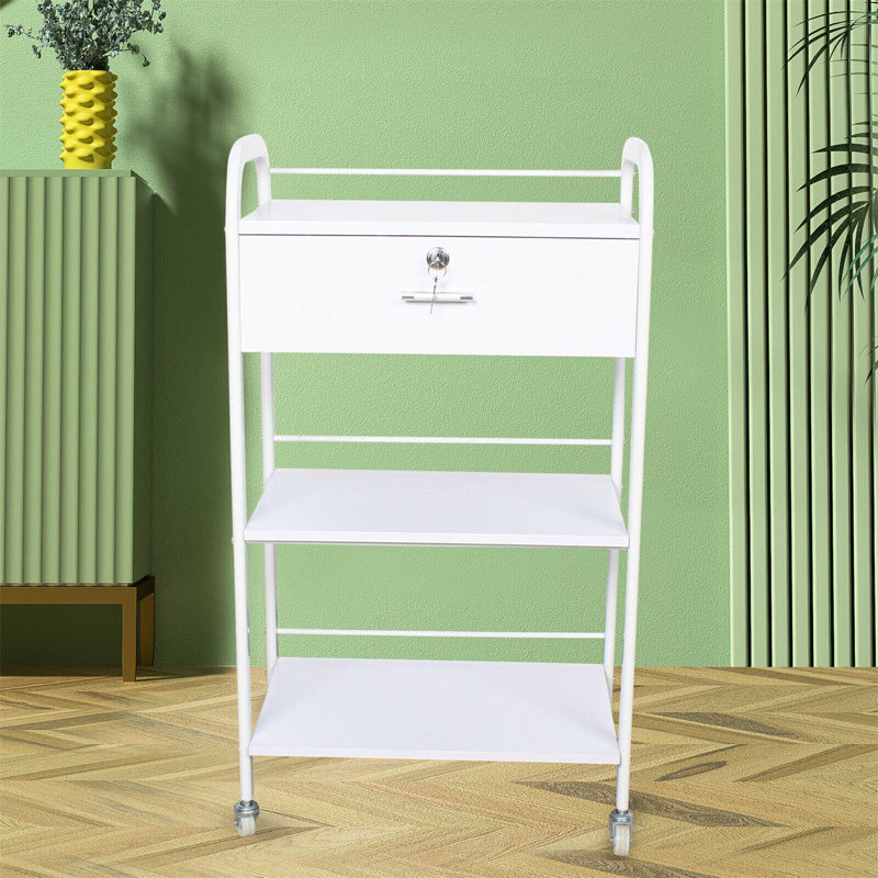 33.07'' H x 18.89'' W Utility Cart with Wheels