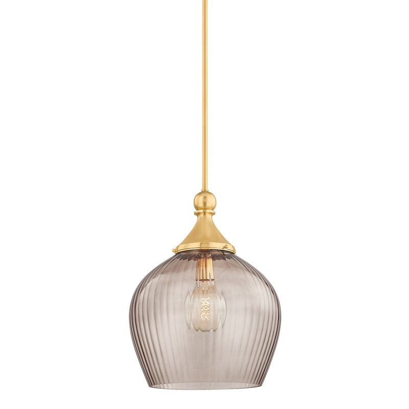 Chatton Pendant in Aged Brass, 25 W, 21.5" H x 16.5" W x 16.5" D
