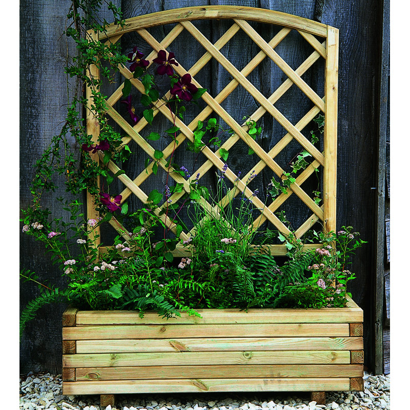 Handmade Wood Planter Box