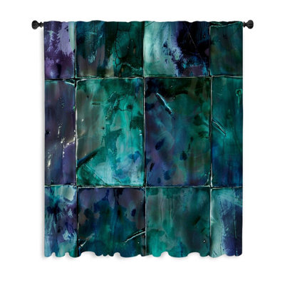 Rideau transparent en polyester Jaqson