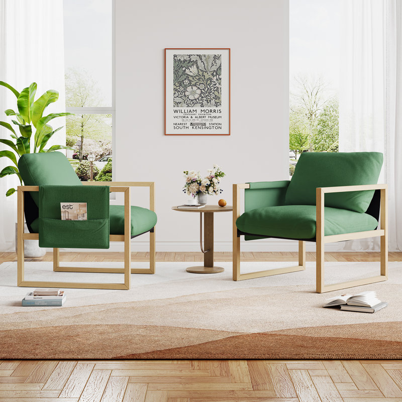 Méridienne Lambda, Tissu vert