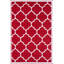 Tapis rouge tissé à la machine Trendy-23489127