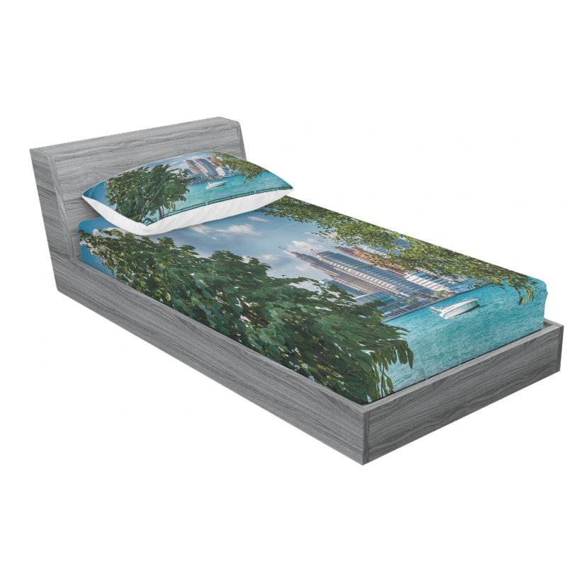 Microfiber Sheet Set, Twin XL Sheet Set + Fitted Sheet + 1 Pillowcase