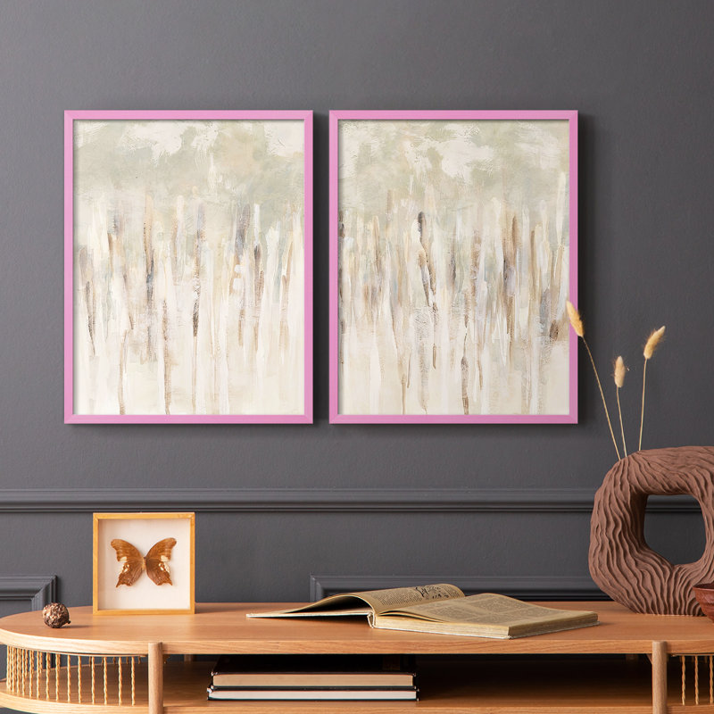 «Abstract Thicket I», reproduction encadrée de qualité supérieure - prête à être accrochée - aucun clou requis - aucun clou requis