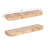 Burlock Floating Wall Shelves with Burlwood Look