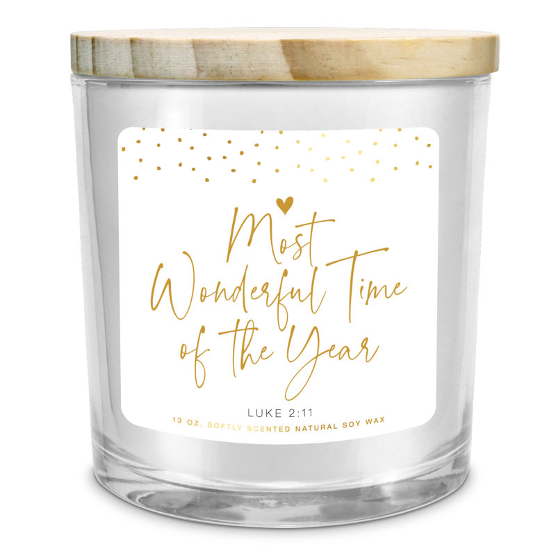 Fresh Scented Jar Candle with Glass Holder