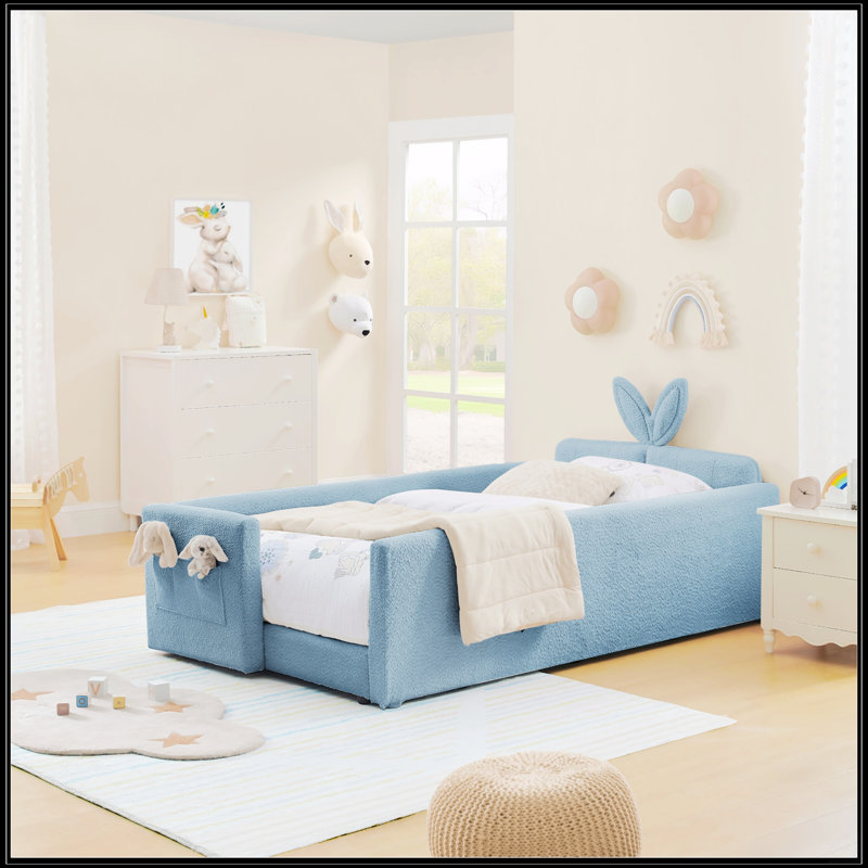 Lit plateforme simple tapissier
