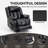 Dual Motor Infinite Position Up To 350 LBS Electric Medium Size Leatheraire Grey Power Lift Recliner Chair With 8-Point Vibration Massage And Lumbar Heating-1032809225