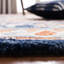 Tapis oriental en laine et coton touffeté à la main avec micro-boucle-117486372