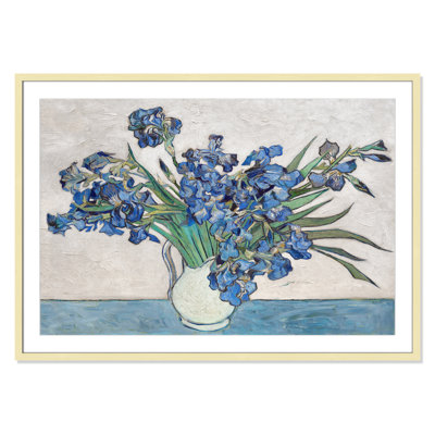 Blue Irises Print by Vincent Van Gogh