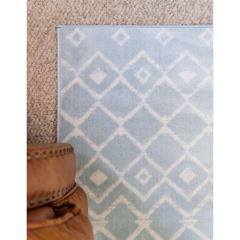 Contemporary Aemtenan Area Rug Beehive Color, Runner 2'6" x 8'2"