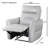 Contemporary Style Power Recliner Flare Welt Trim Arms Single Power-118323134