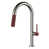 Satin Nickel/Red