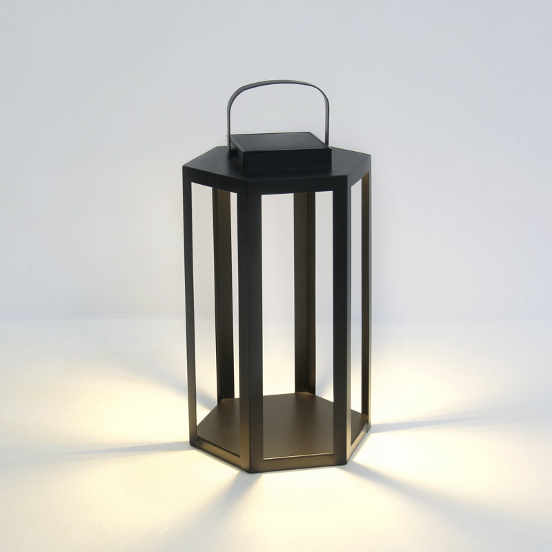 JOYCE SOLAR LANTERN 18", 18", Black