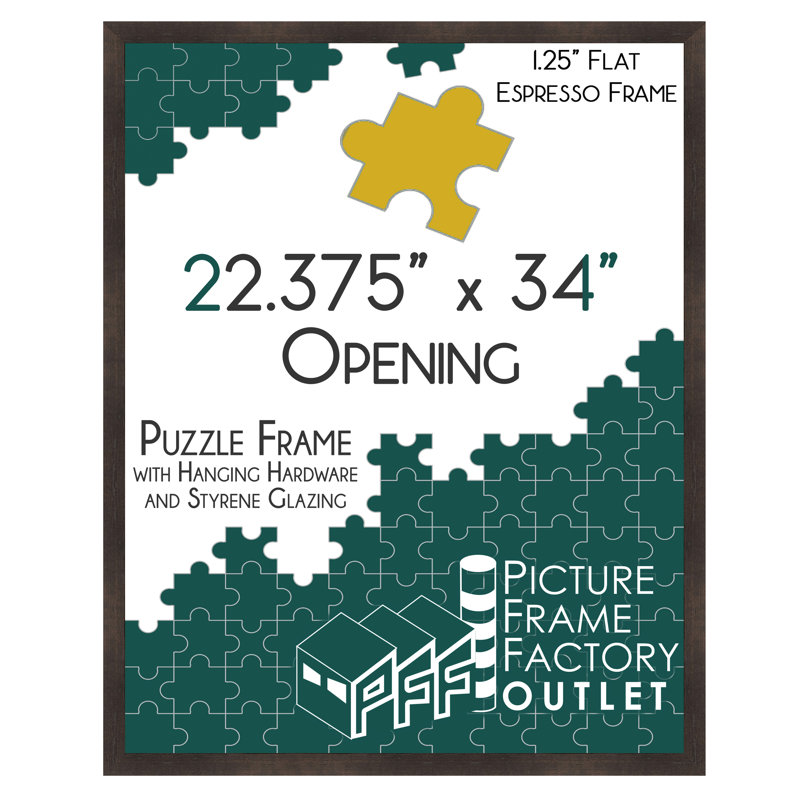Picture Frame, Espresso, 22.375" x 34"