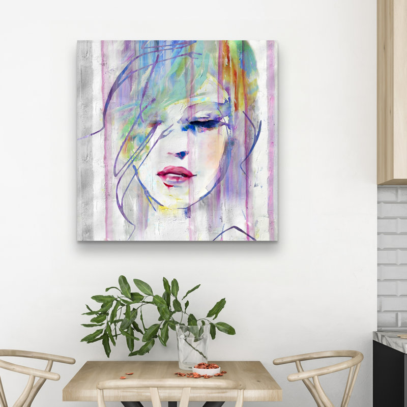 Abstract beauty - 32"x32" art on canvas