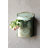 Embossed Metal Post Box with Distressed Finish-1154516084