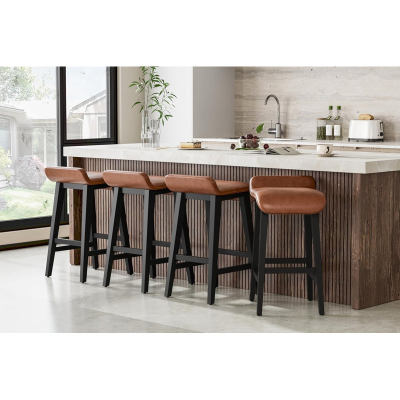 Counter Stool with Metal Frame, 4, 69.83