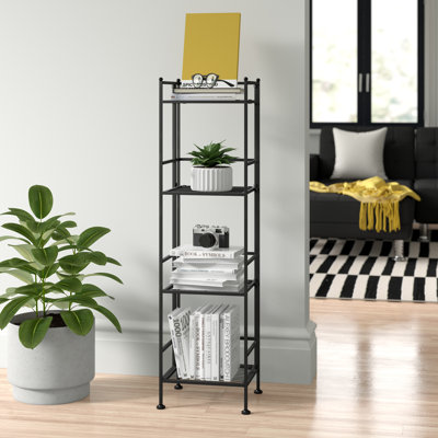 Edwin 44.75" H x 13" W Metal Folding Shelf