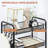 5 Tier Utility Rolling Cart(No Include Stool)