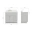 Meuble-lavabo sur pied simple 36 po avec comptoir en quartz Hamlet-94003744-138334083-138334086