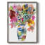 Linear Bouquet I, reproduction encadrée - bois massif-1207945628