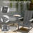 2 - Person Outdoor Folding Adirondack Chair Set With Side Table-1825318720