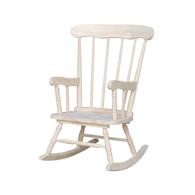 Petrolia Kids Solid Wood Rocking Chair