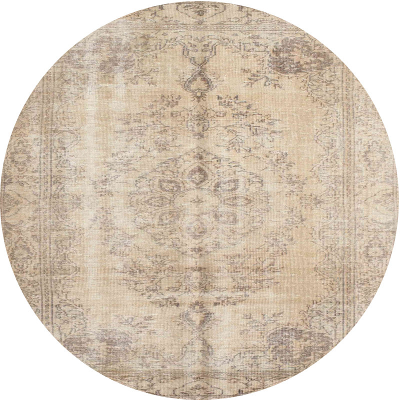 Oriental Indoor Rug, Round 5'